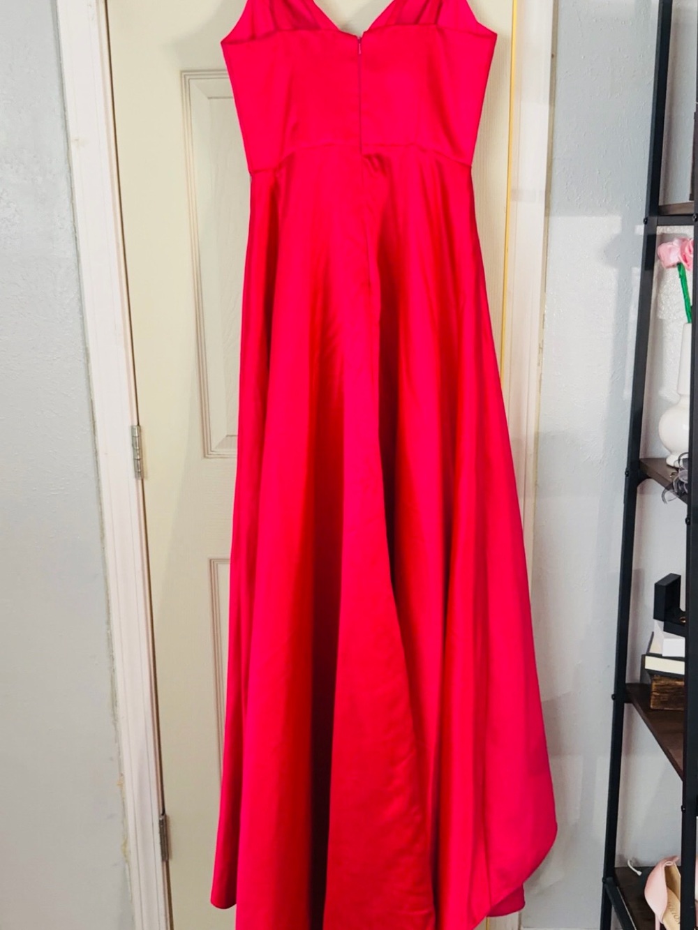 Pink Sleeveless Formal Gown